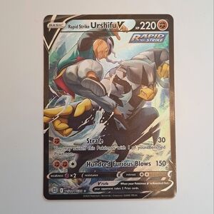 Pokemon Card Rapid Strike UrshifuV TG20/TG30 holo full art